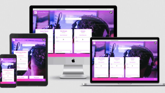 Website App Titled Vaultsoundz